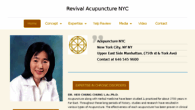 What Revivalacupuncture.com website looked like in 2017 (6 years ago)