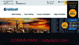 What Radyokoc.com website looked like in 2017 (6 years ago)