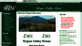 What Roguevalleyroses.com website looked like in 2017 (6 years ago)