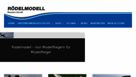 What Roedelmodell.de website looked like in 2017 (6 years ago)