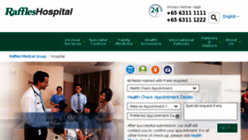 What Raffleshospital.com website looked like in 2017 (6 years ago)