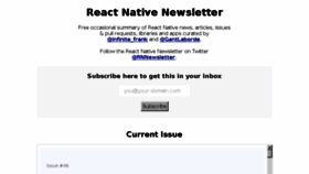What Reactnative.cc website looked like in 2017 (6 years ago)