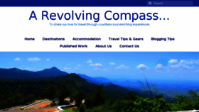 What Revolvingcompass.com website looked like in 2017 (6 years ago)