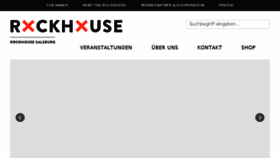 What Rockhouse.at website looked like in 2017 (6 years ago)