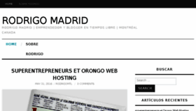 What Rodrigomadrid.com website looked like in 2017 (6 years ago)