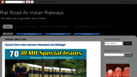 What Railroadair.blogspot.com website looked like in 2017 (7 years ago)