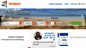 What Riumar.de website looked like in 2017 (6 years ago)