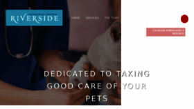 What Riversidevetcentre.com website looked like in 2017 (7 years ago)