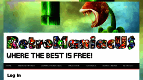 What Retromaniacus.com website looked like in 2017 (6 years ago)