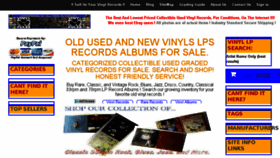 What Recordsalbums.com website looked like in 2017 (6 years ago)