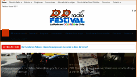 What Radiofestival.cl website looked like in 2017 (6 years ago)