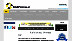 What Refurbiphones.co.uk website looked like in 2017 (6 years ago)