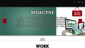What Redactive.co.uk website looked like in 2017 (6 years ago)