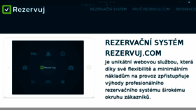 What Rezervuj.com website looked like in 2017 (6 years ago)