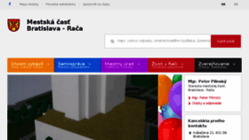 What Raca.sk website looked like in 2017 (6 years ago)