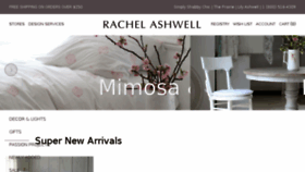 What Rachelashwellshabbychiccouture.com website looked like in 2017 (6 years ago)