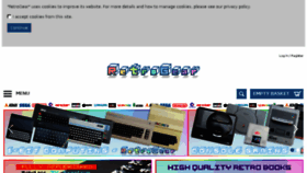 What Retrogear.co.uk website looked like in 2017 (6 years ago)