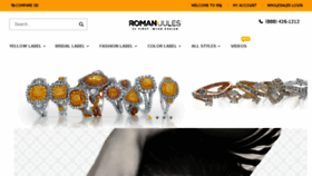 What Romanandjules.com website looked like in 2017 (6 years ago)