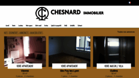 What Regiechesnard.fr website looked like in 2017 (6 years ago)