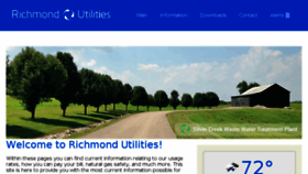 What Richmondutilities.com website looked like in 2017 (7 years ago)