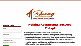 What Runningrestaurants.com website looked like in 2017 (6 years ago)