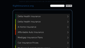 What Rightinsurance.org website looked like in 2017 (6 years ago)