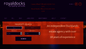 What Royaldocks.com website looked like in 2017 (6 years ago)