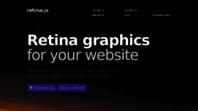 What Retinajs.com website looked like in 2017 (7 years ago)