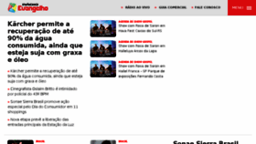 What Radioevangelho.com website looked like in 2017 (6 years ago)