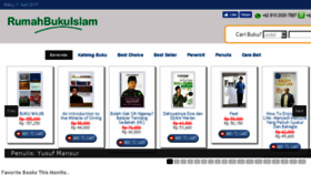 What Rumahbukuislam.com website looked like in 2017 (6 years ago)