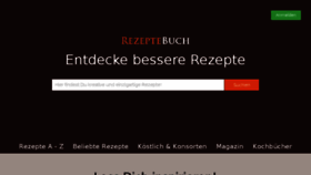 What Rezeptebuch.com website looked like in 2017 (6 years ago)