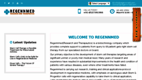 What Regennmed.com website looked like in 2017 (6 years ago)