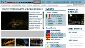 What Rallye-info.com website looked like in 2017 (6 years ago)