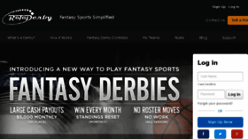 What Rotoderby.com website looked like in 2017 (6 years ago)