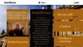 What Rudolfinum.cz website looked like in 2017 (6 years ago)