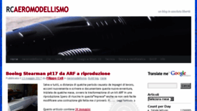 What Rcaeromodellismo.it website looked like in 2017 (6 years ago)