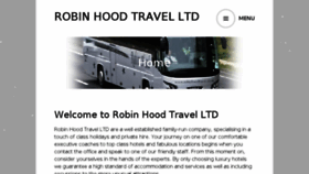 What Robinhoodtravel.co.uk website looked like in 2017 (6 years ago)