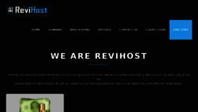 What Revihost.com website looked like in 2017 (6 years ago)
