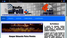 What Radiopolli.com.br website looked like in 2017 (6 years ago)