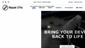 What Repair2fix.com website looked like in 2017 (6 years ago)