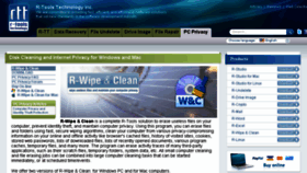 What R-wipe.com website looked like in 2017 (6 years ago)