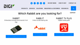 What Rabbit.com website looked like in 2017 (6 years ago)