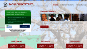 What Radiocountrylive.com website looked like in 2017 (6 years ago)