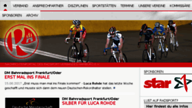 What Radsport-hh.de website looked like in 2017 (6 years ago)