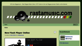 What Rastamusic.com website looked like in 2017 (6 years ago)