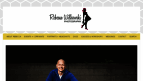 What Rebeccawilkowski.com website looked like in 2017 (6 years ago)
