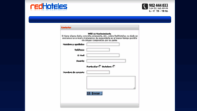 What Redhoteles.com website looked like in 2017 (6 years ago)