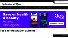 What Relaxation-at-home.com website looked like in 2017 (6 years ago)