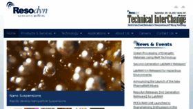 What Resodynmixers.com website looked like in 2017 (8 years ago)
