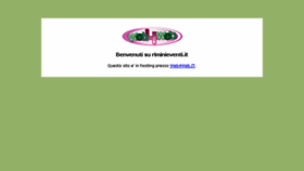 What Riminieventi.it website looked like in 2017 (6 years ago)